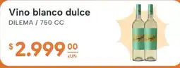 El Milagro Mayorista Dilema vino blanco dulce oferta