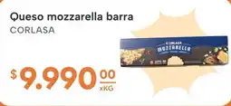 El Milagro Mayorista Corlasa queso mozzarella barra oferta