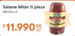 El Milagro Mayorista Medalla salame milán ½ pieza oferta