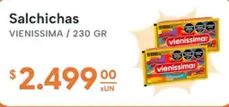 El Milagro Mayorista Vienissima salchichas oferta