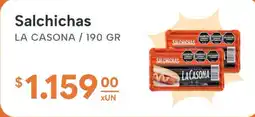 El Milagro Mayorista La casona salchichas oferta