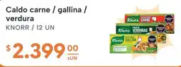 El Milagro Mayorista Knorr caldo carne / gallina / verdura oferta