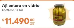 El Milagro Mayorista Samerd ají entero en vidrio oferta