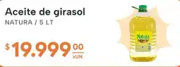 El Milagro Mayorista Natura aceite de girasol oferta
