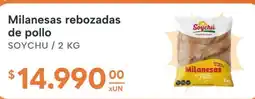 El Milagro Mayorista Soychu milanesas rebozadas de pollo oferta