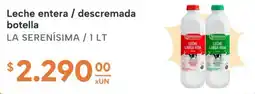 El Milagro Mayorista La serenisima leche entera / descremada botella oferta