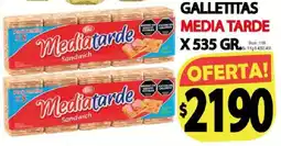 Supermercados Mariano Max Lia galletitas mediatarde sandwich oferta
