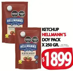 Supermercados Mariano Max Hellmann's ketchup oferta