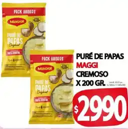 Supermercados Mariano Max Maggi puré de papas cremoso oferta