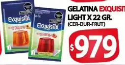 Supermercados Mariano Max Exquisita gelatina light oferta