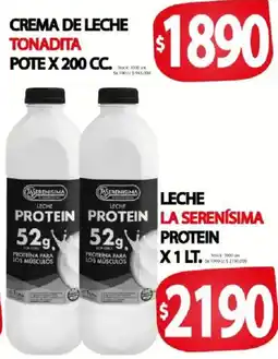Supermercados Mariano Max La serenisima leche protein oferta