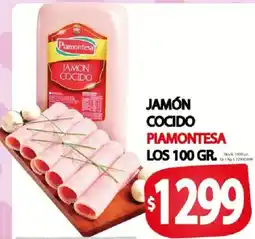 Supermercados Mariano Max Piamontesa jamón cocido oferta