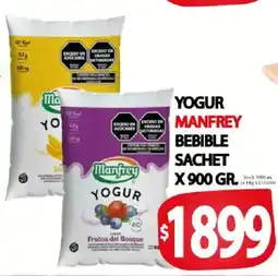 Supermercados Mariano Max Manfrey yogur bebible sachet oferta