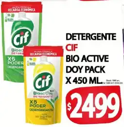 Supermercados Mariano Max Cif detergente bio active oferta