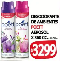 Supermercados Mariano Max Poett desodorante de ambientes oferta