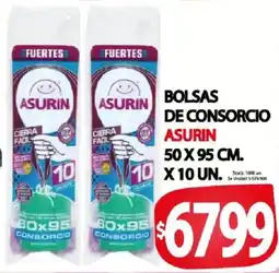 Supermercados Mariano Max Asurin bolsas de consorcio oferta