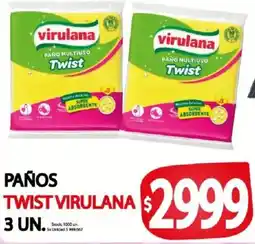 Supermercados Mariano Max Virulana paño multiuso twist oferta