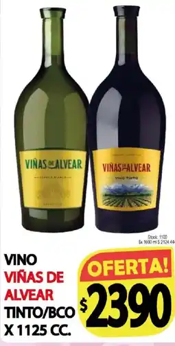 Supermercados Mariano Max Viñas de alvear vino tinto/bco oferta