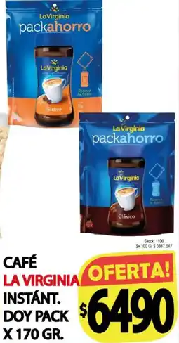Supermercados Mariano Max La virginia café instantáneo oferta