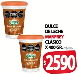 Supermercados Mariano Max Manfrey dulce de leche clásico oferta