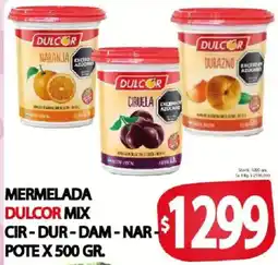 Supermercados Mariano Max Dulcor mermelada mix oferta