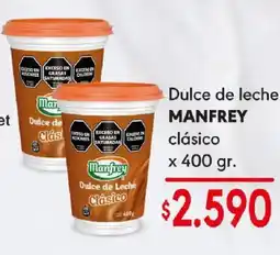 Supermercados Mariano Max Manfrey dulce de leche clásico oferta