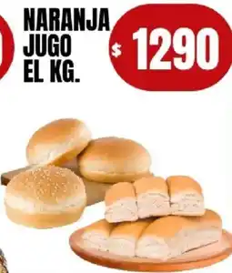 Supermercados Mariano Max Naranja jugo oferta