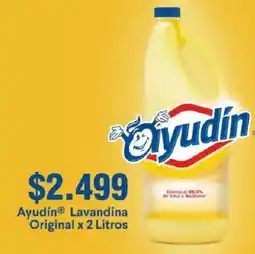 Supermercados Mariano Max Ayudín lavandina original oferta