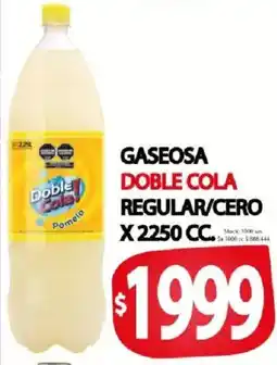 Supermercados Mariano Max Doble cola gaseosa regular/cero oferta