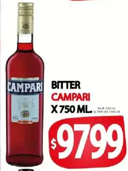 Supermercados Mariano Max Campari bitter oferta
