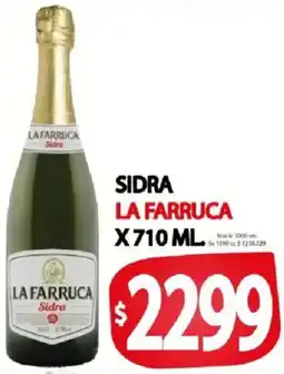 Supermercados Mariano Max La farruca sidra oferta