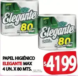 Supermercados Mariano Max Elegante papel higiénico max oferta