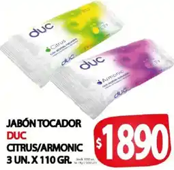 Supermercados Mariano Max Duc jabón toador citrus/armonic oferta