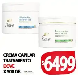 Supermercados Mariano Max Dove crema capilar tratamiento oferta