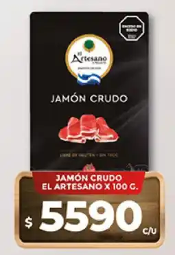 Supermercados DIA El artesano jamón crudo oferta