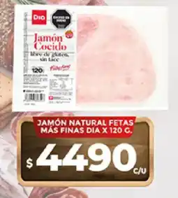 Supermercados DIA Dia jamón cocido oferta