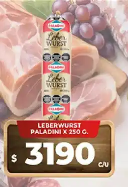 Supermercados DIA Paladini leberwurst oferta