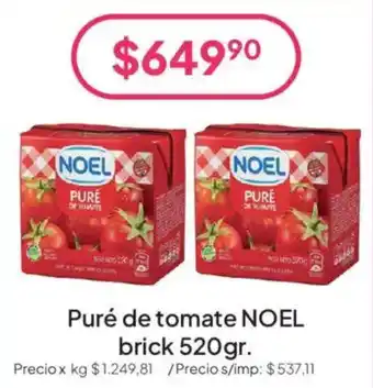 Noel puré de tomate