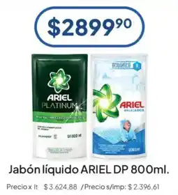 Hergo Ariel jabón líquido DP oferta