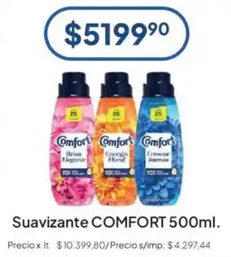 Hergo Comfort suavizante 500ml oferta