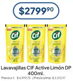 Hergo Cif lavavajillas active limón dp oferta