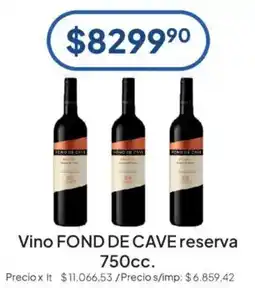 Hergo Fond de cave vino reserva oferta