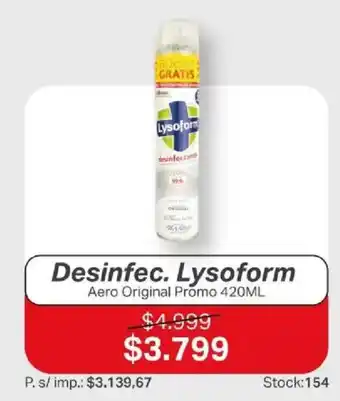 Lysoform desinfectante