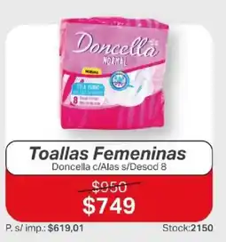 Ferniplast Doncella toallas femeninas oferta