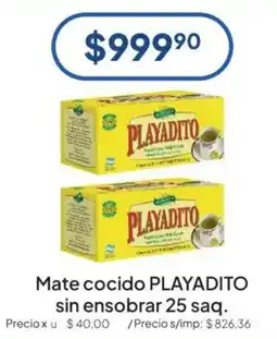 Hergo Playadito mate cocido oferta