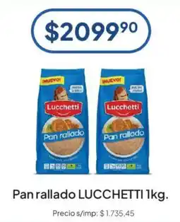 Hergo Lucchetti pan rallado oferta