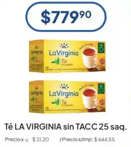 Hergo La virginia té en saquito oferta