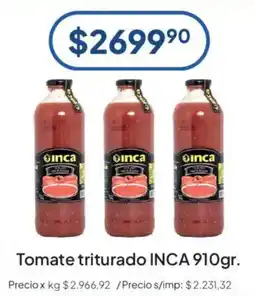 Hergo Inca tomate triturado oferta