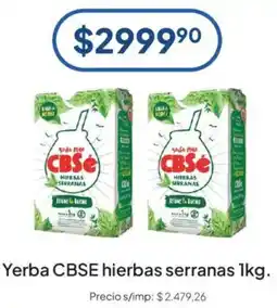 Hergo Cbsé yerba hierbas serranas oferta