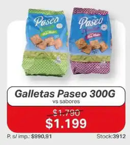 Ferniplast Paseo galletas vs sabores oferta